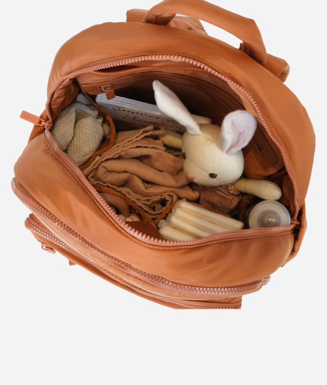 The Nylon Diaper Pack - Brown - Image 7