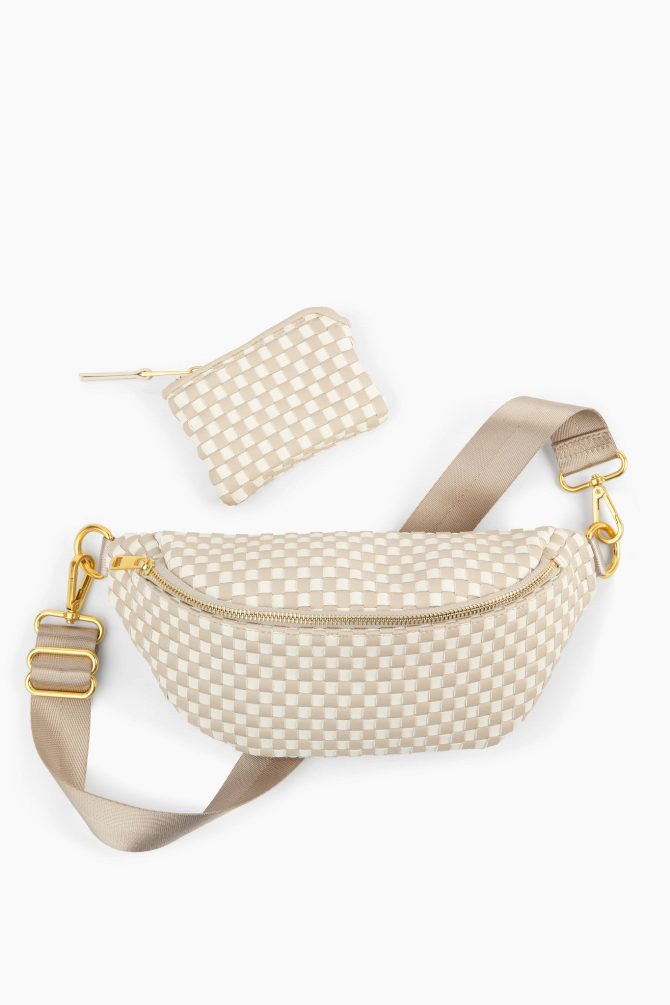 The Woven Wallet - Beige/White - Image 4