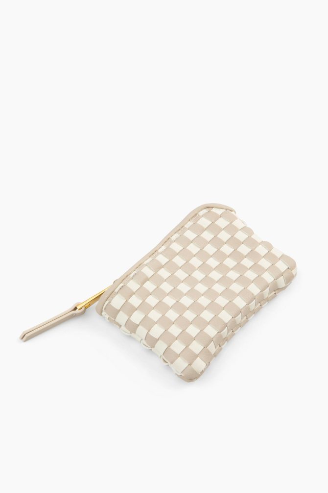 The Woven Wallet - Beige/White - Image 2
