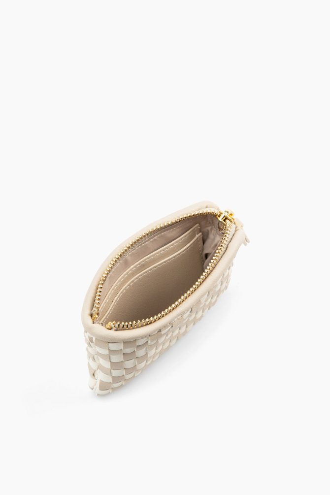 The Woven Wallet - Beige/White - Image 3