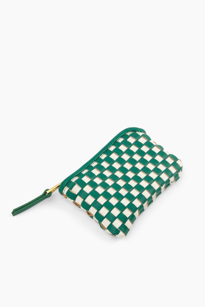 The Woven Wallet - Green/White - Image 2